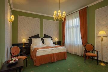 Фото номера Двухместный номер Делюкс с 1 кроватью Отель Hotel Central Park Sighisoara г. Сигишоара 3