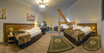 Фото номера Attic Superior Quadruple Room Отель Hotel Bulevard Sighisoara г. Сигишоара 2