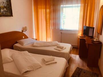 Фото номера Двухместный номер с 1 кроватью или 2 отдельными кроватями Отель Hotel Poenita г. Сигишоара 10