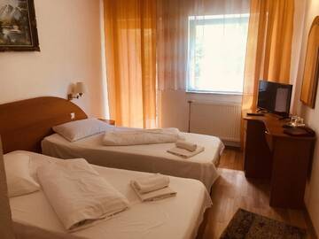 Фото номера Двухместный номер с 1 кроватью или 2 отдельными кроватями Отель Hotel Poenita г. Сигишоара 4