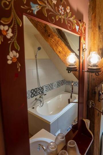 Фото номера Двухместный номер с 1 кроватью Гостевой дом Casa Saseasca г. Сигишоара 17