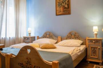 Фото номера Двухместный номер с 1 кроватью Гостевой дом Casa Saseasca г. Сигишоара 4